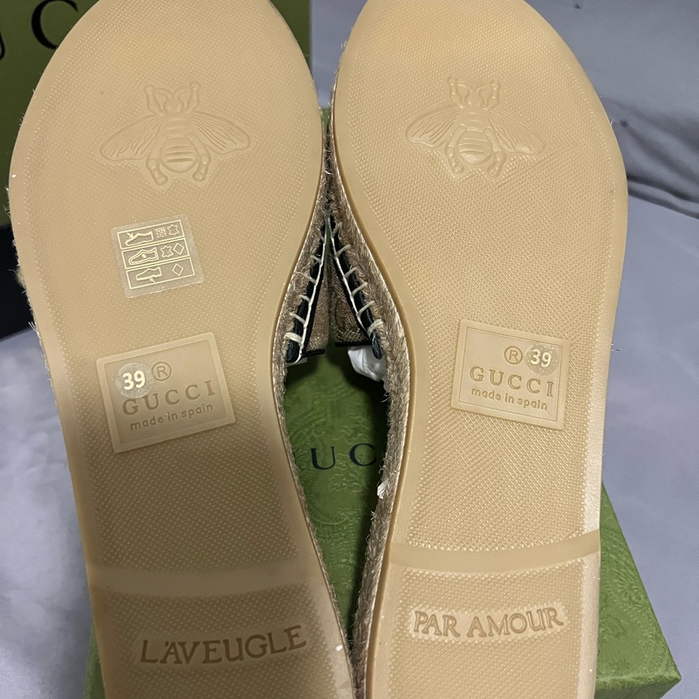 Authentic Gucci GG spadrilles sandals, completly new, never worn!!! - Picture 10 of 10